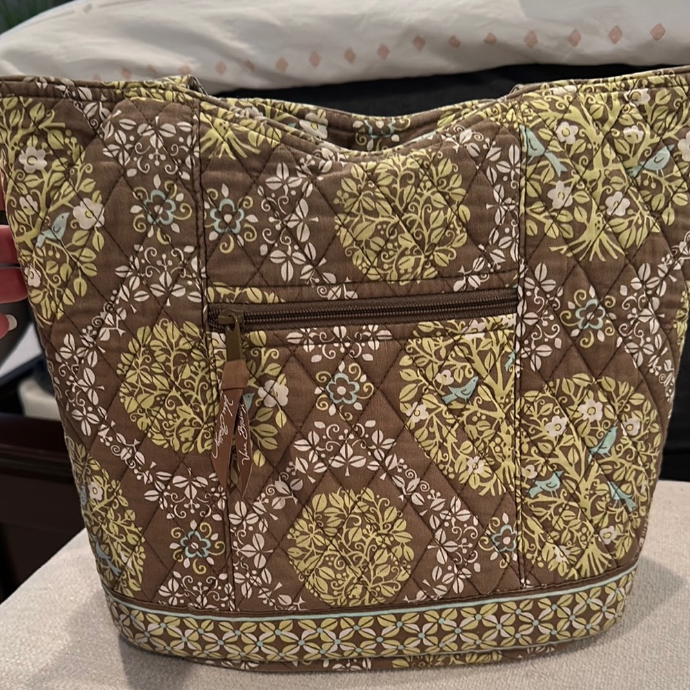 Floral Quilted Vera Bradley Tote Bag